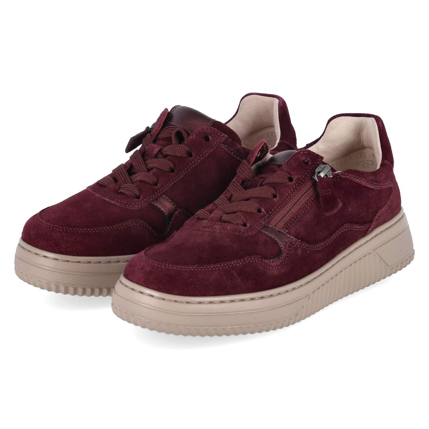 Gabor Gabor 6016.01.005 Damen Rauleder red Schnürschuh