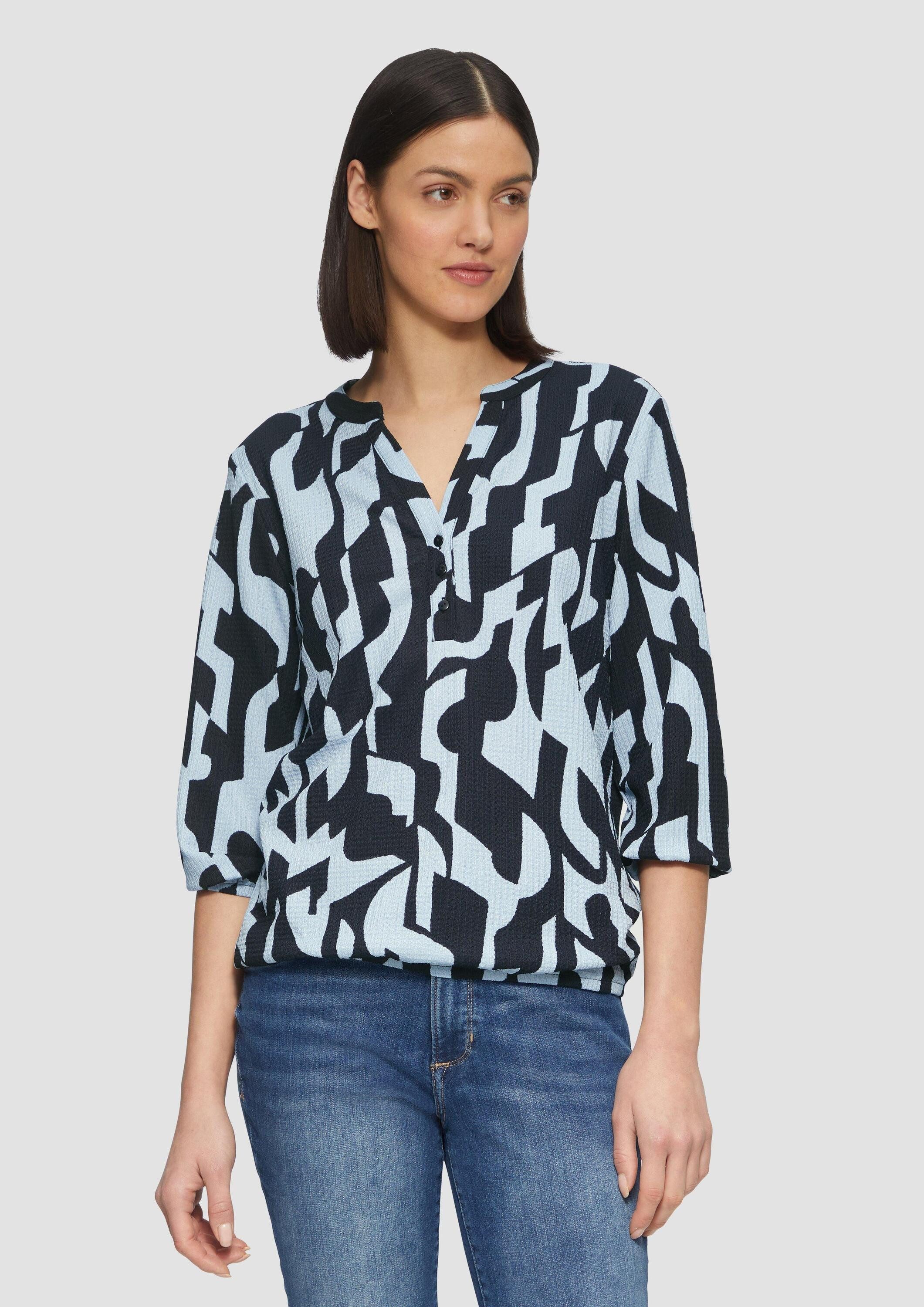 s.Oliver 3/4-Arm-Shirt T-Shirt (1-tlg) günstig online kaufen