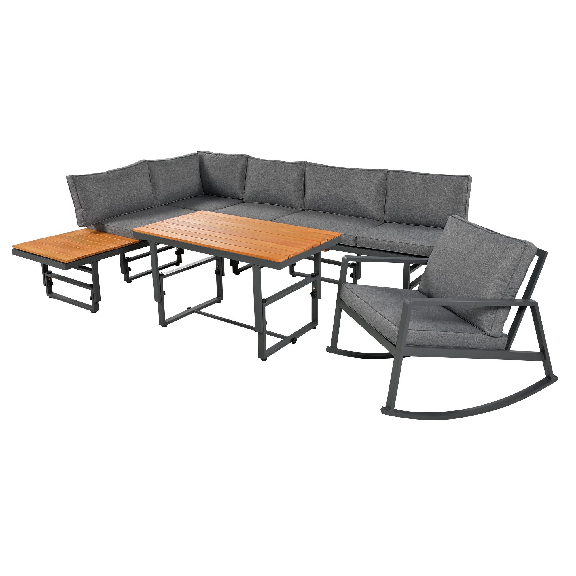 Tongtong GartenloungeSet 4teiliges GartenmöbelSet