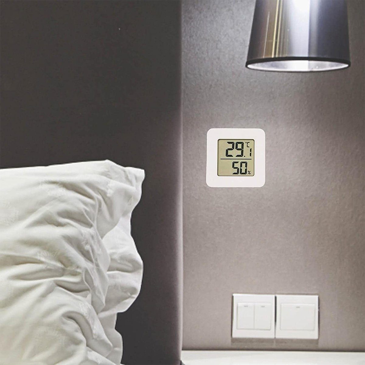 autolock Raumthermometer Thermometer Hygrometer Raumthermometer Digital Innen, Temperatur Monitor für Innenraum Feuchtemessgerät 