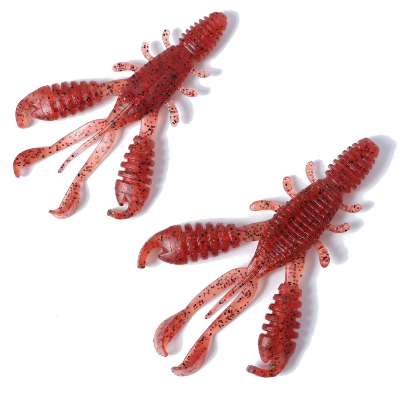 Kunstköder Lurejunks D-CRAW 10,2cm - 6 Gummikrebse