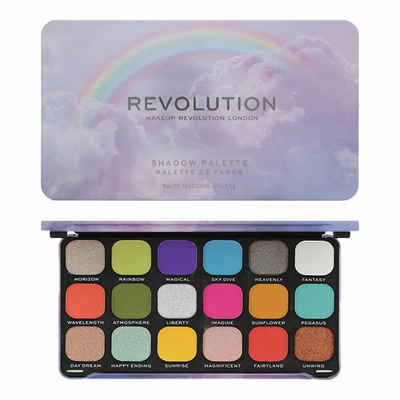 MAKE UP REVOLUTION Lidschatten Revolution Rainbow Eye Shadow Palette 18 x 1.1g