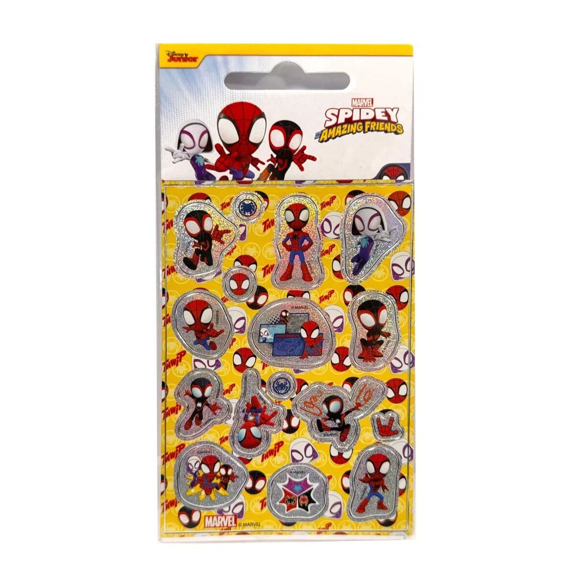 Spiderman Kreativset Spiderman Techno Racer Hologramm-Aufkleberset