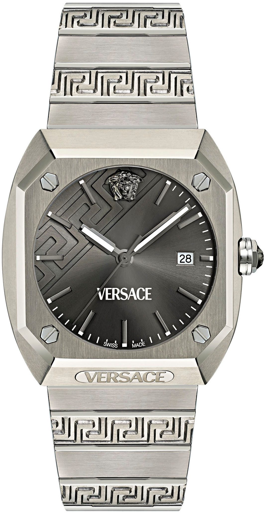 Versace Quarzuhr ANTARES, Armbanduhr, Herrenuhr, Saphirglas, Datum, Swiss Made, analog