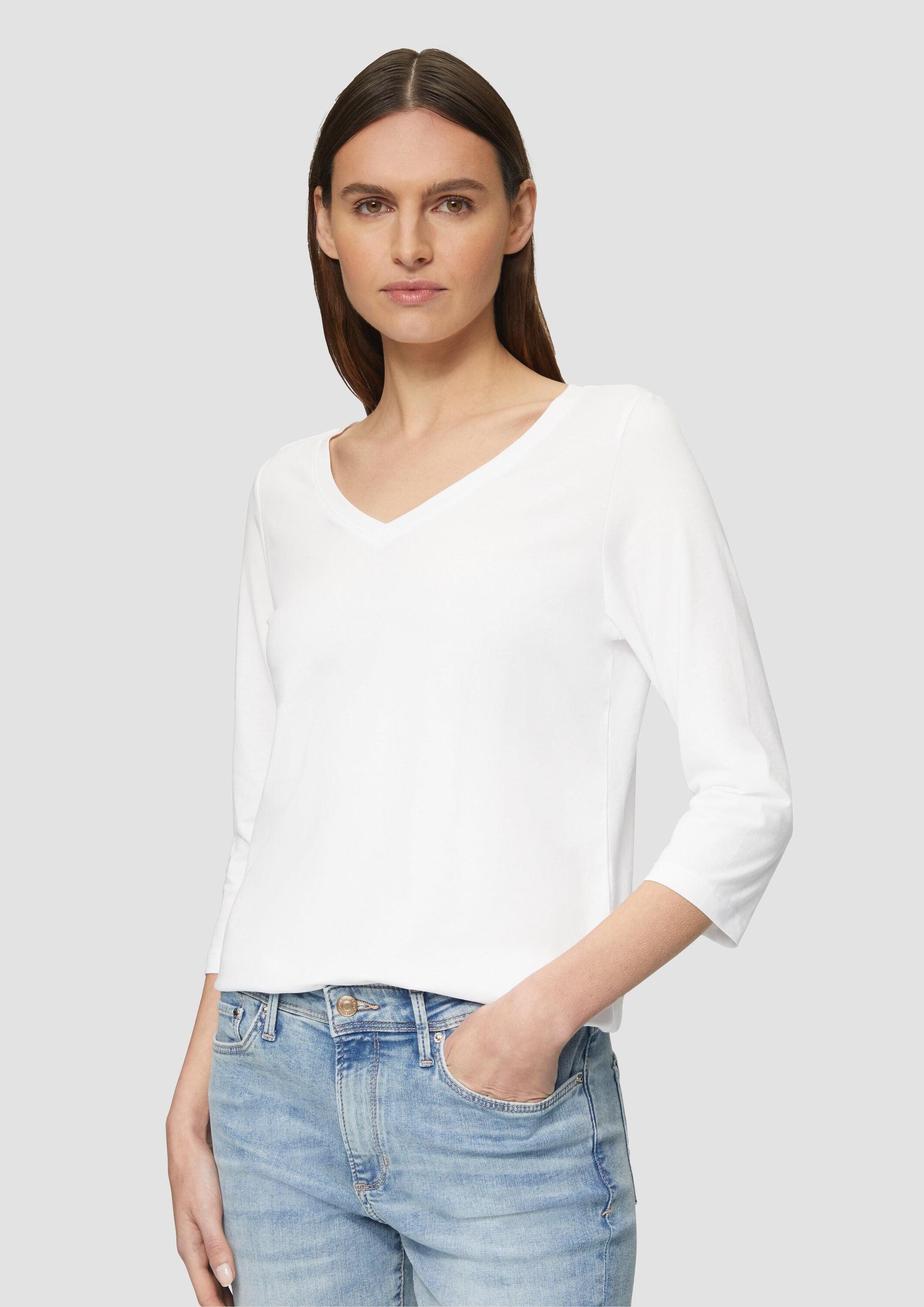 s.Oliver 3/4-Arm-Shirt T-Shirt (1-tlg) günstig online kaufen