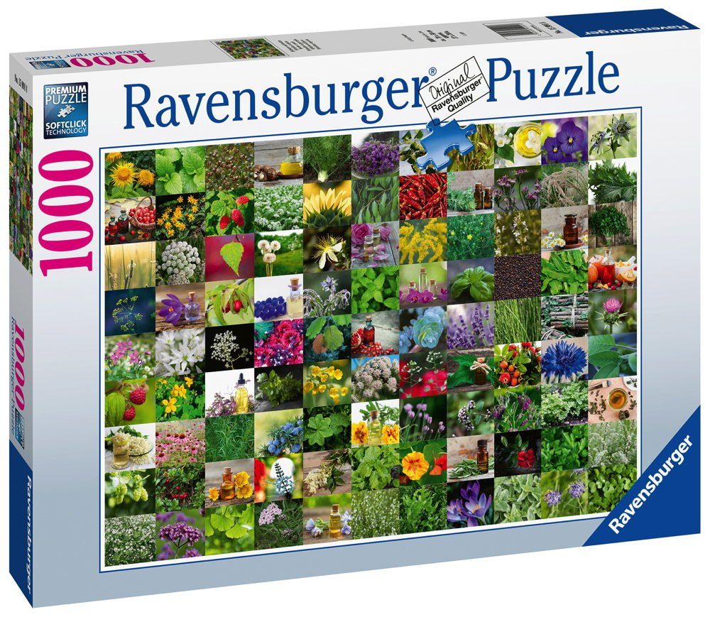 Ravensburger Puzzle 1000 Teile Ravensburger Puzzle 99 Kräuter und Gewürze 15991, 1000 Puzzleteile