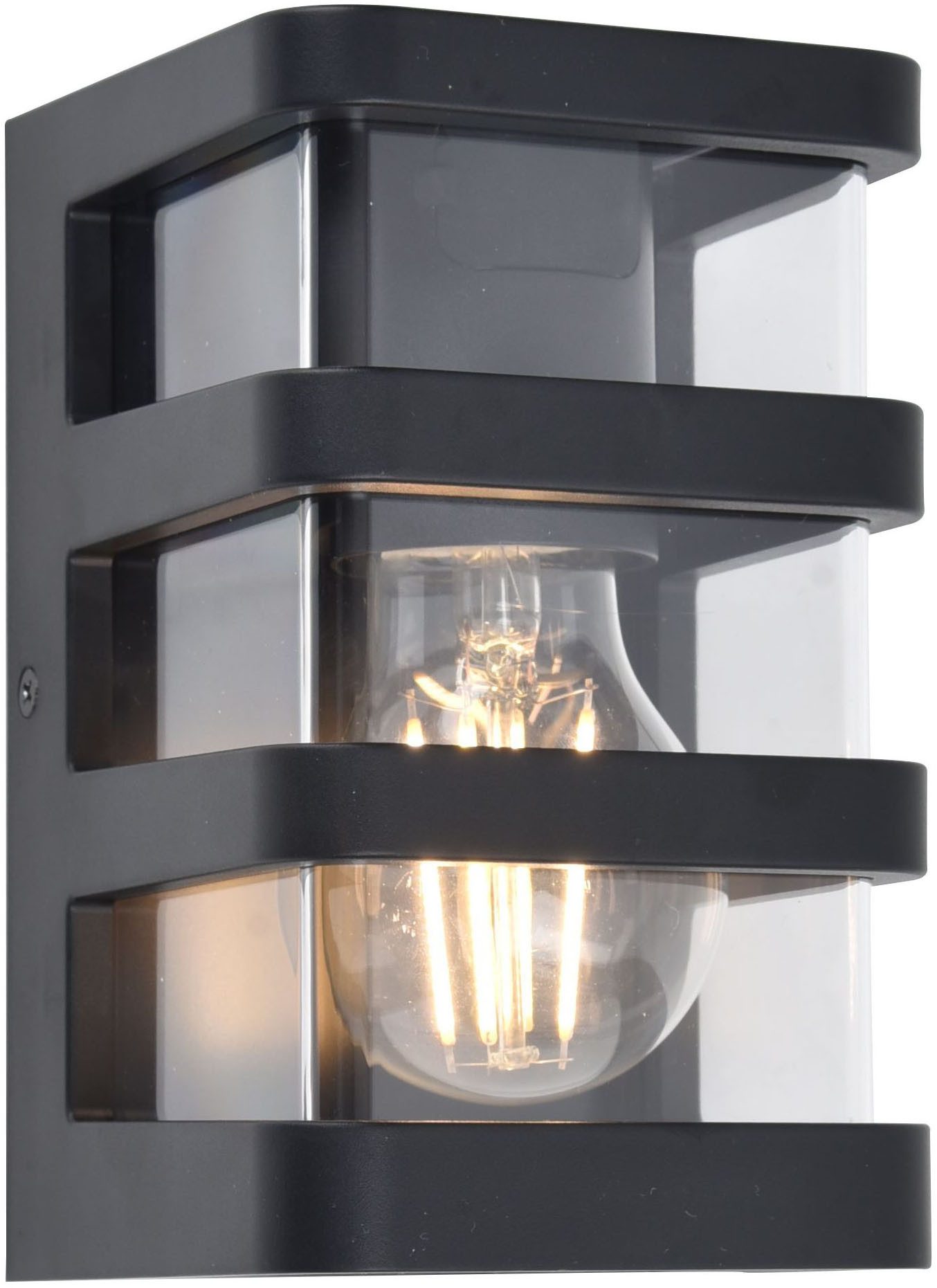 LUTEC Außen-Wandleuchte Aussenwandleuchte DALTON, ohne Leuchtmittel