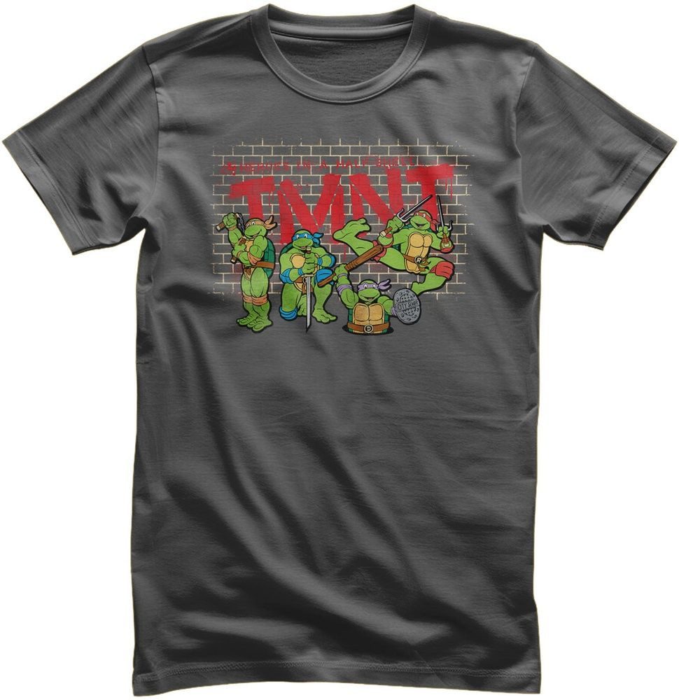 Teenage Mutant Ninja Turtles T-Shirt TMNT - Graffiti Wall Heroes T-Shirt