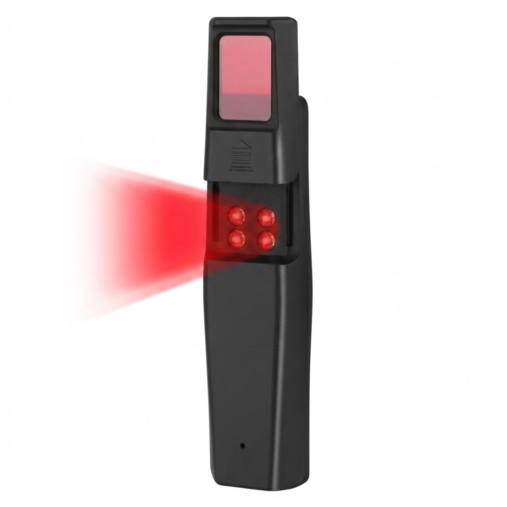Athlix Multifunktionaler Signaldetektor Abhördetektor für Kameras GPS-Tracker (4 Empfindlichkeitsstufen, 15-Meter-Erfassungsbereich)