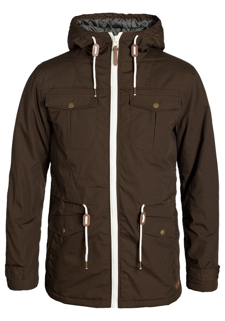 !Solid Langjacke SDTilas Übergangsjacke mit kontrastfarbenen Reißverschlüssen