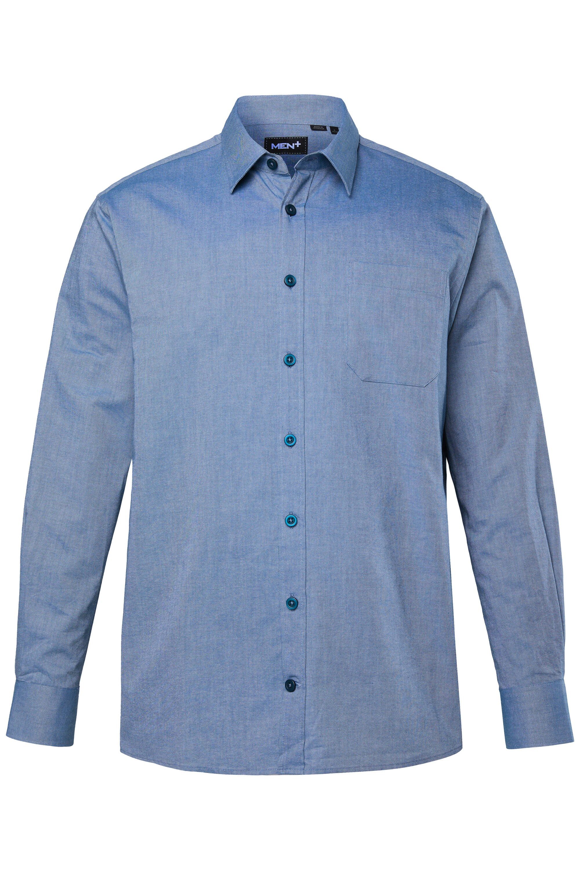 Men Plus Businesshemd Men+ Hemd Langarm Kentkragen Oxford-Qualität günstig online kaufen