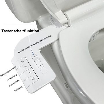 DOPWii Bidet Bidet-Zubehör, ultradünn, geeignet für WC-Doppelsprühkopf-Zubehör