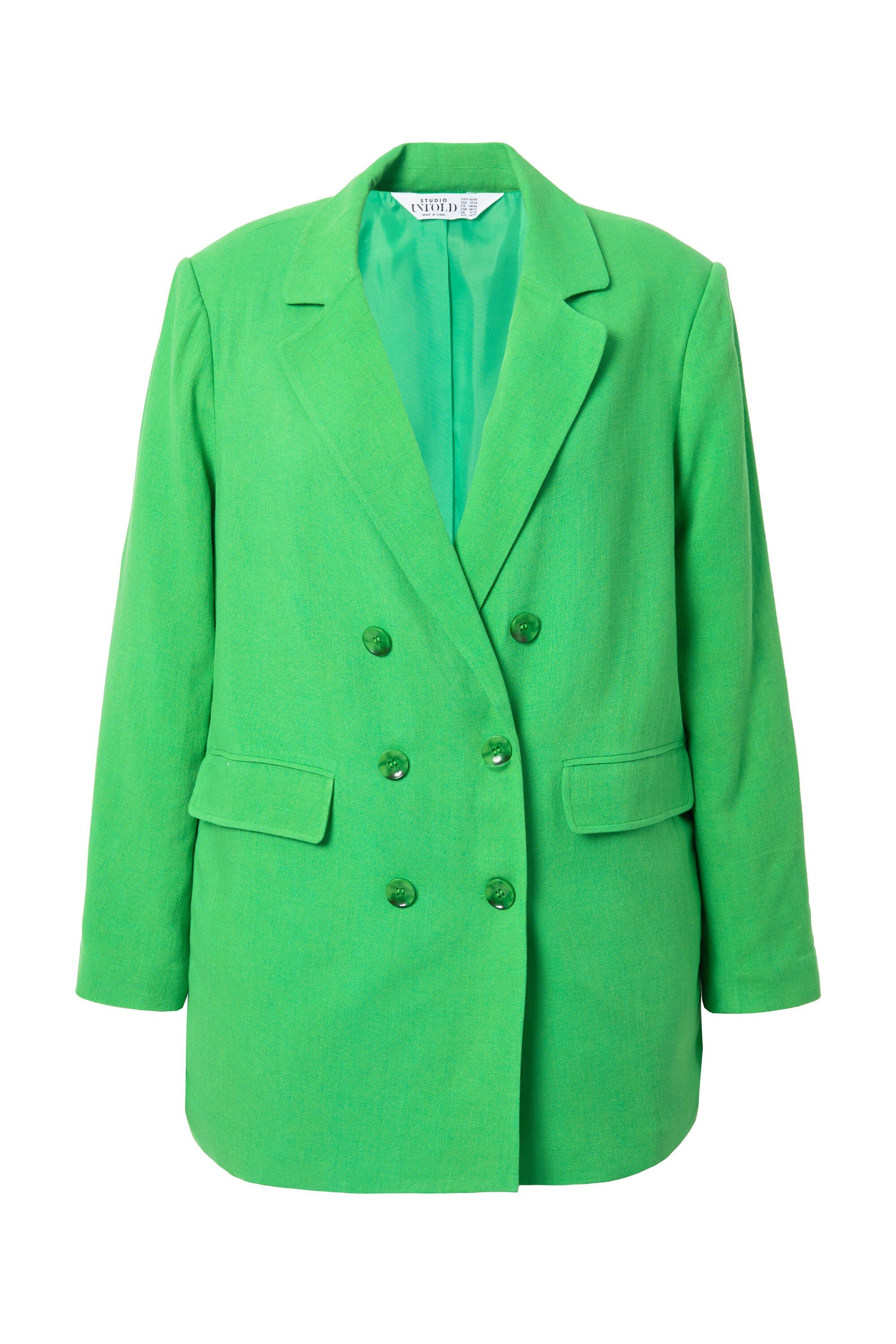 Studio Untold Blusenblazer Leinenmix-Blazer Loose Fit günstig online kaufen