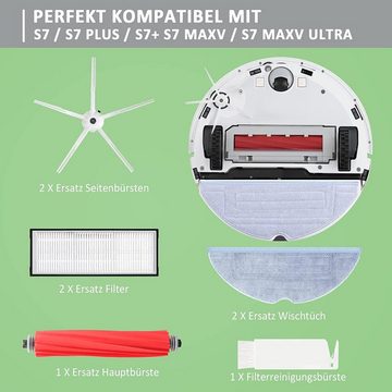 GelldG Staubsaugerdüsen-Set Zubehör Ersatzteile für Xiaomi Roborock S7 S7 Plus S7+ Saugroboters