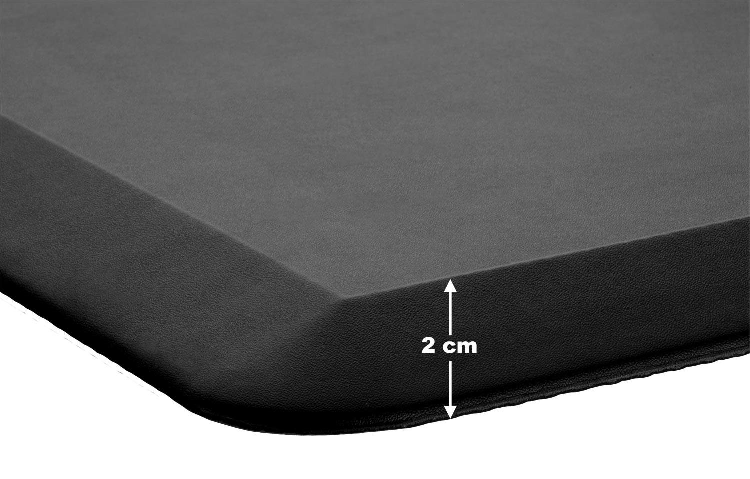 exeta Bodenmatte Exeta Anti-Ermüdungsmatte, ergonomische Bodenmatte, gelenkschonend, Bodenmatte für Stehtische, Küche, Werkstatt, Büro, Home-Office