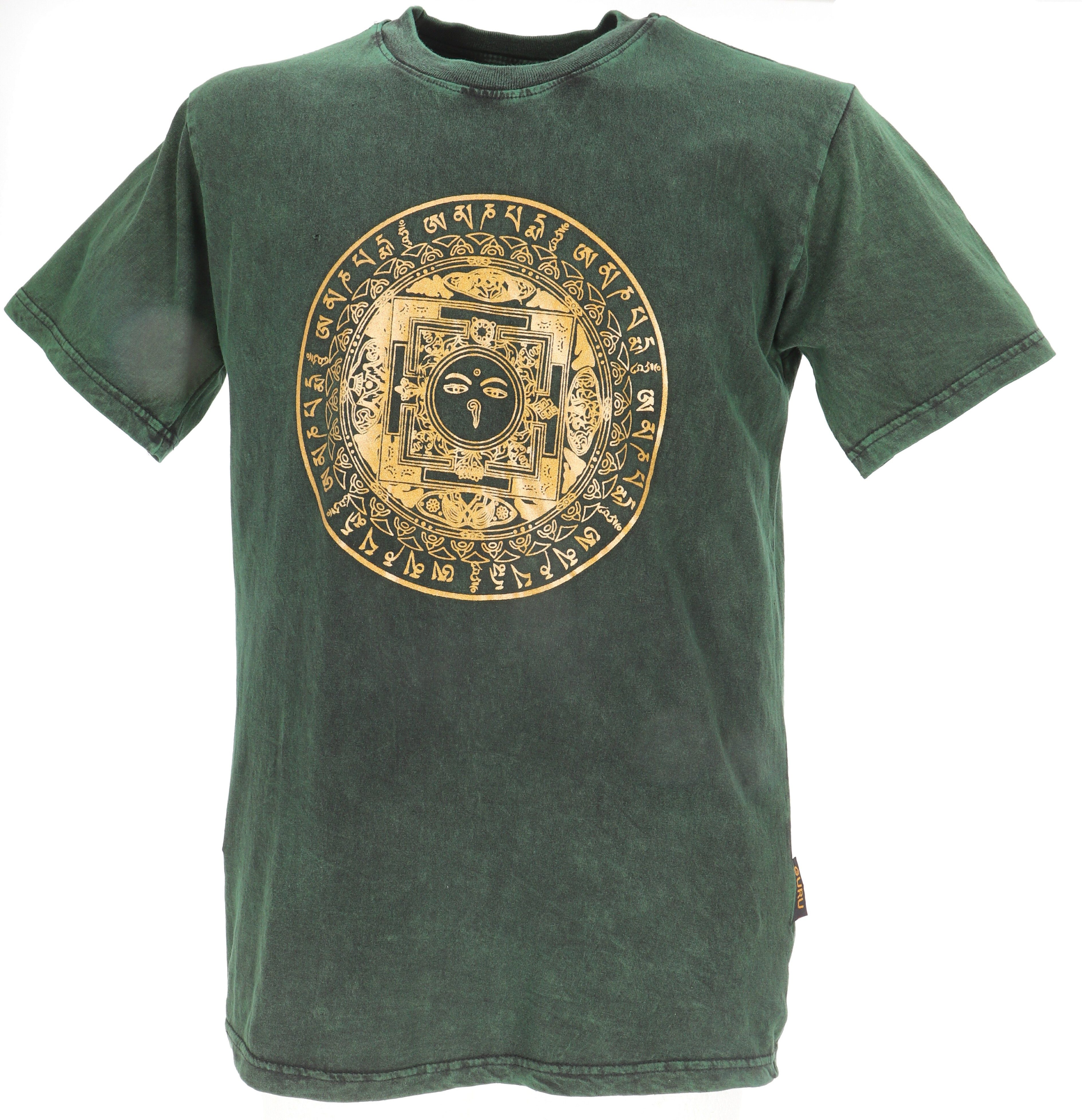 T-Shirt Tibet & Buddhist Art T-Shirt, Buddha Mandala..