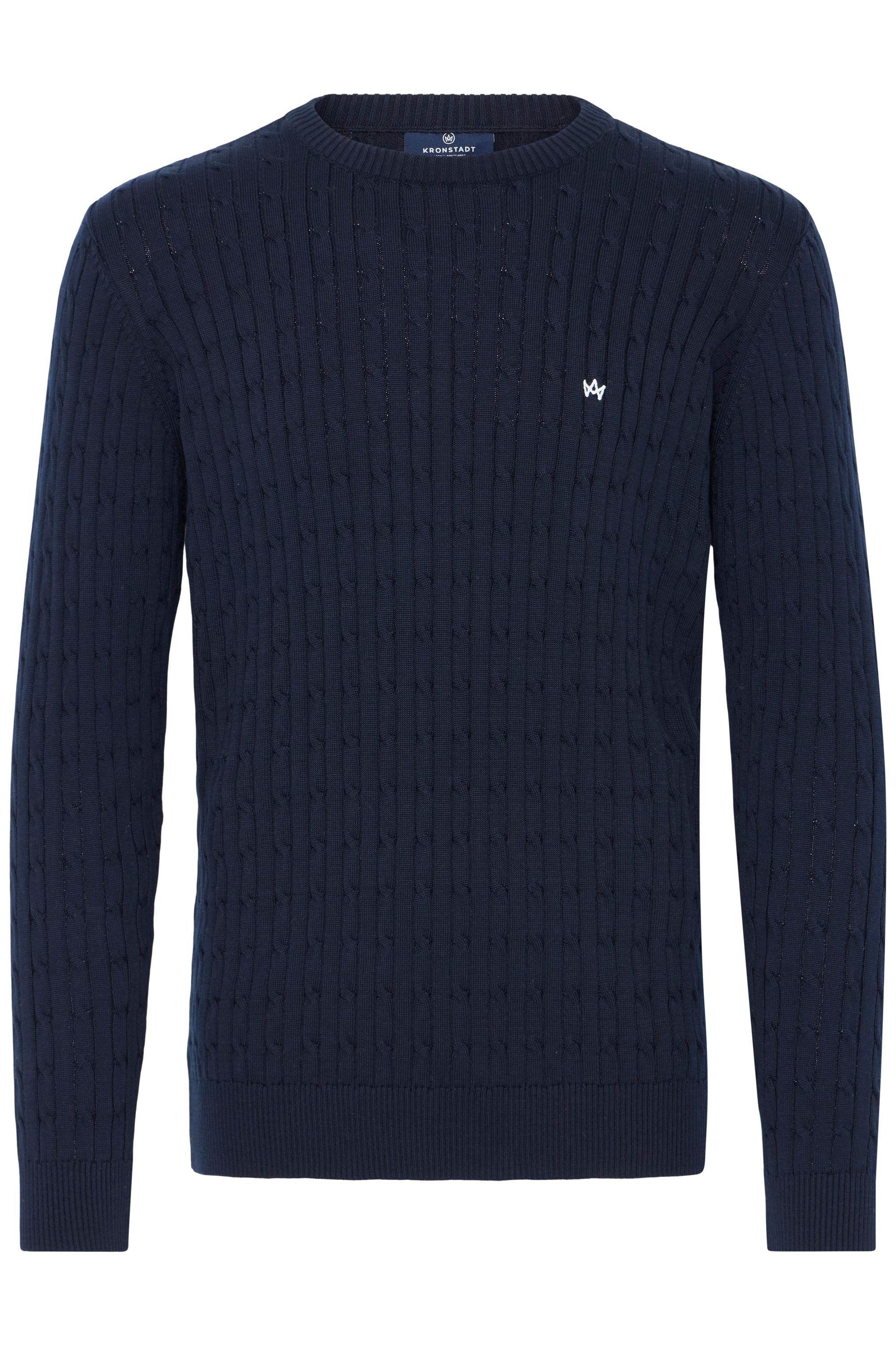 Kronstadt Strickpullover KSCall Kuscheliger Zopfmuster Strickpullover günstig online kaufen