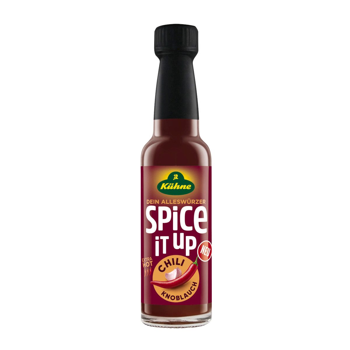 Kühne Saucen, Kühne Spice it up Chili Knoblauch Würzsauce Flasche 90ml