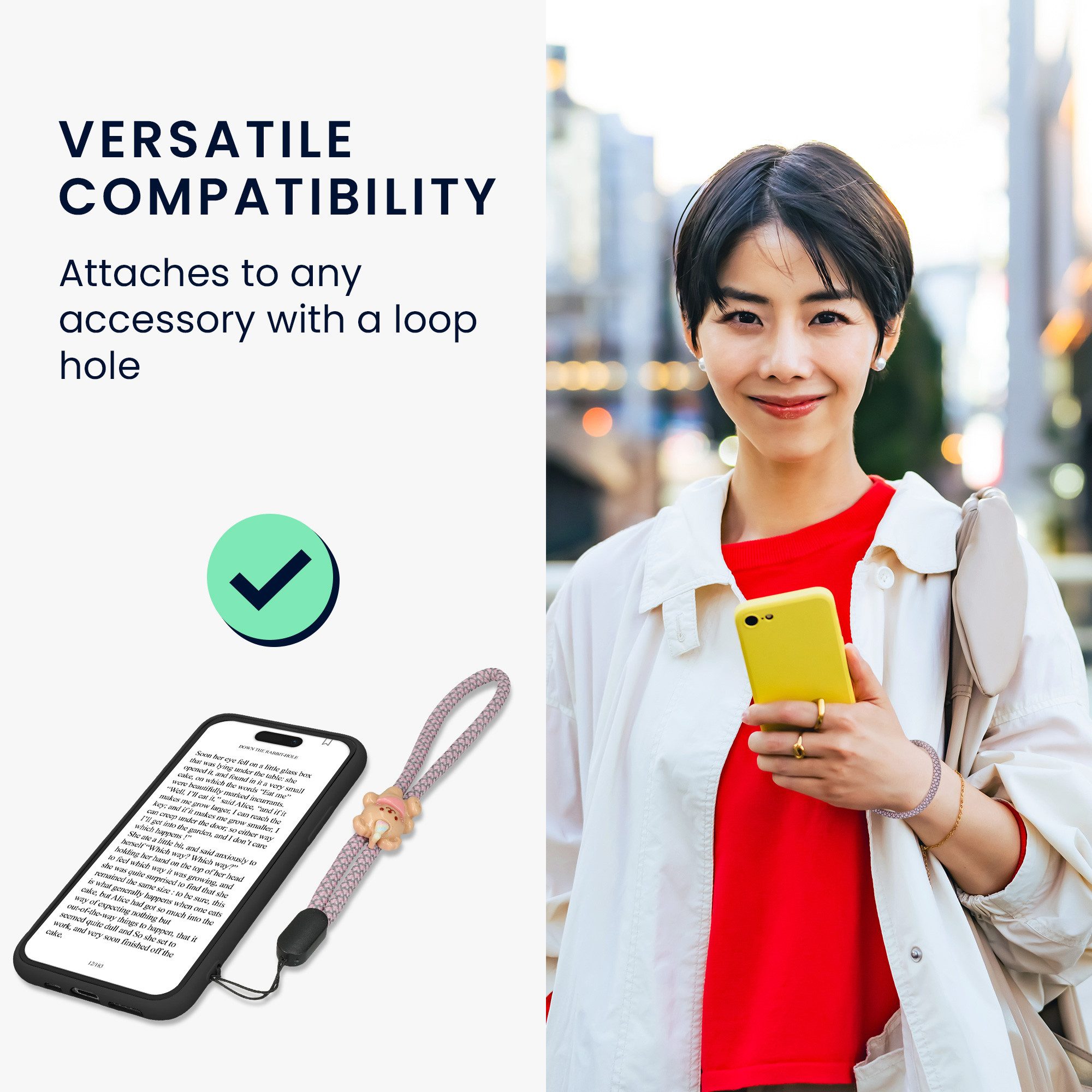 kwmobile Etui Handy Schlaufe Lavendel - günstig online kaufen