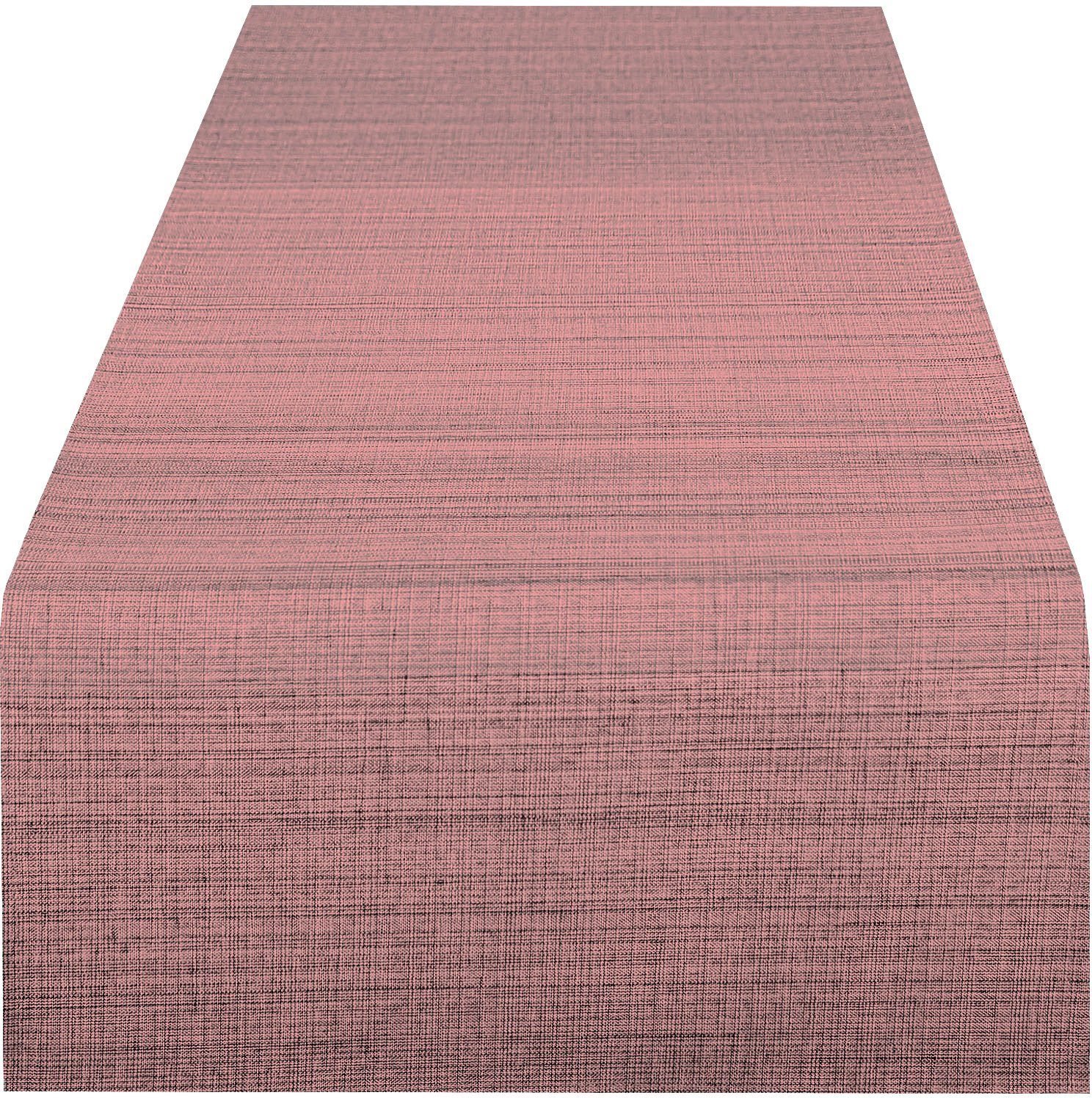 Delindo Lifestyle Tischläufer SAMBA, Fleckabweisend, UV-beständig, 230 g/m² rosa