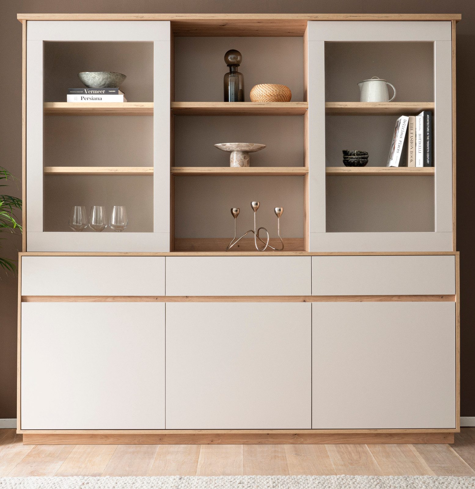 Furn.Design Buffet Kiruma (Buffetschrank in Kaschmir / Sand und Artisan Eic günstig online kaufen