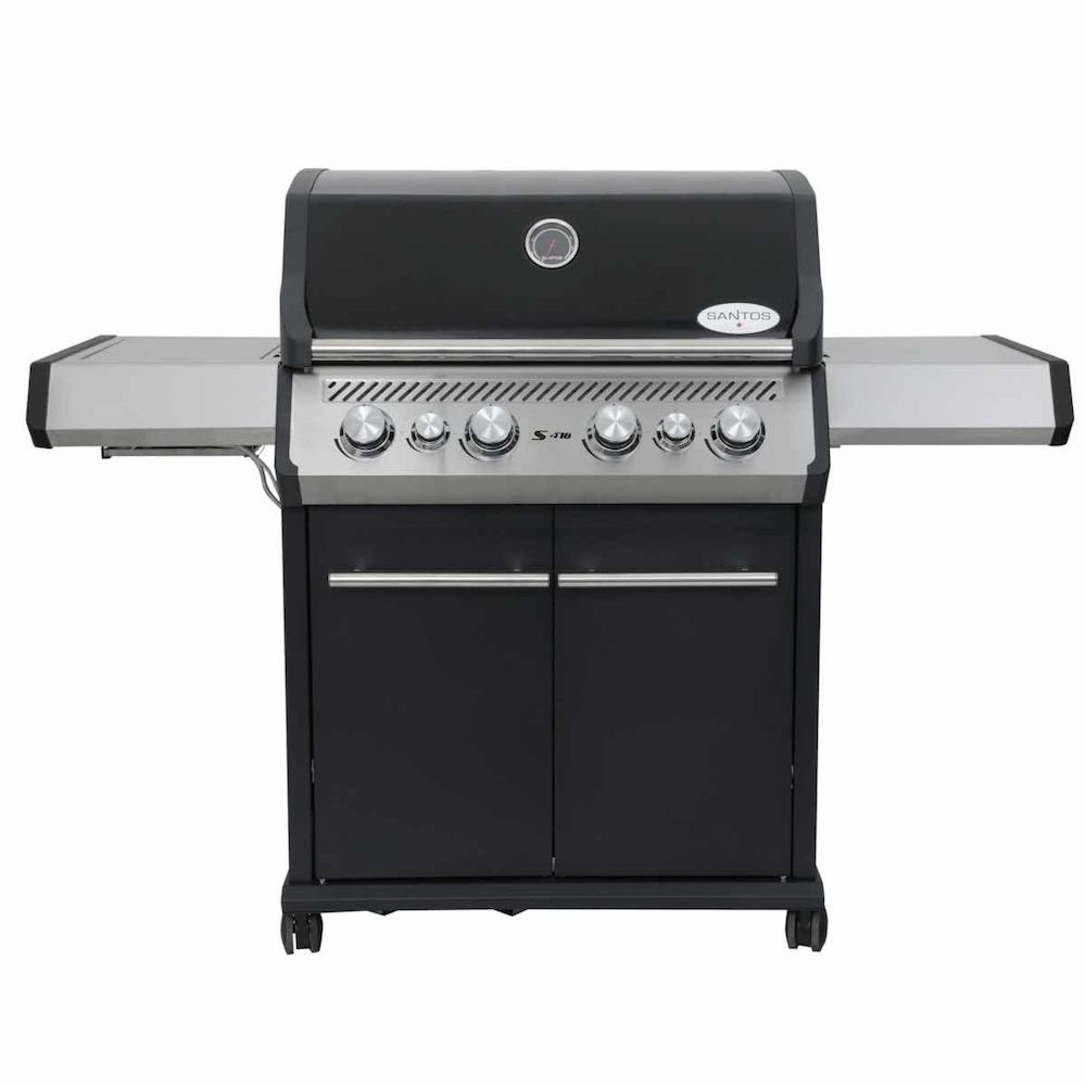 Gasgrill Gasgrill S-418 mit 4 Hauptbrenner + 3-teiliges Zubehörpaket