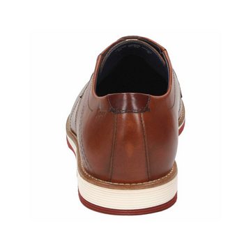 SIOUX cognac Schnürschuh (1-tlg)