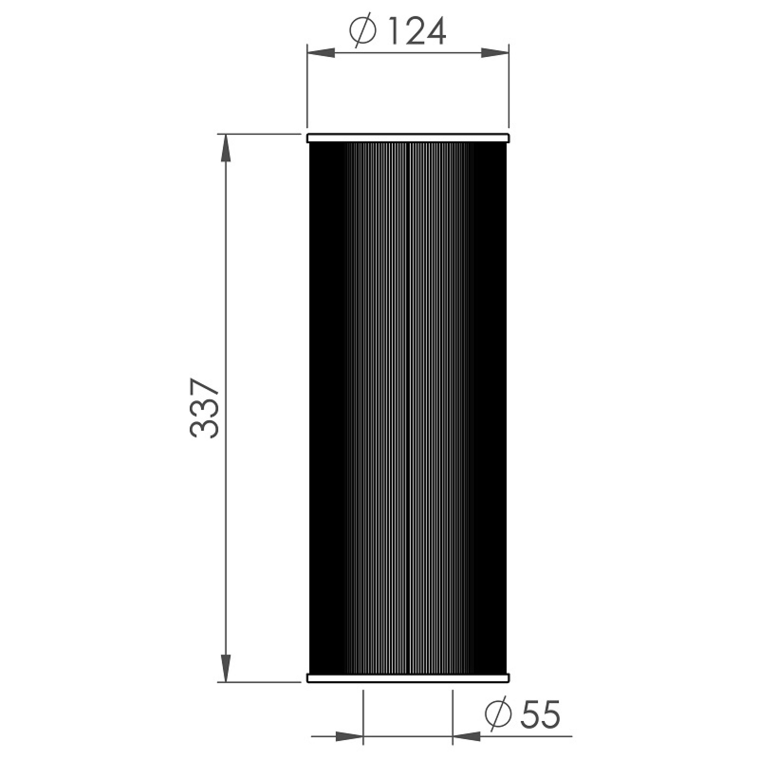 Wellis Whirlpool Wellis Filter AKU2998 Weiß 50 sqf Whirlpoolfilter 33,4 x 12,4 cm