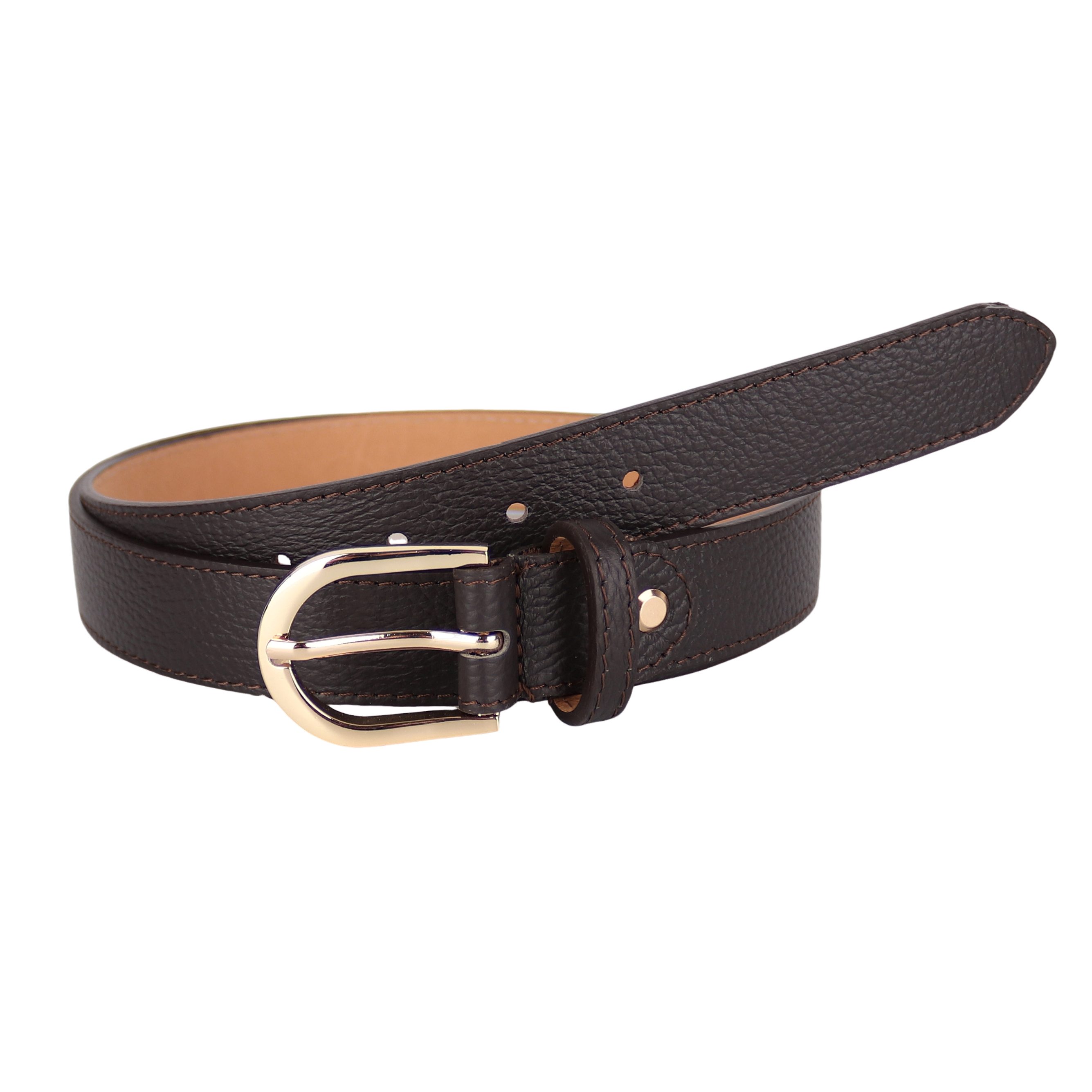 MIRROSI Ledergürtel Damen Herren Gürtel, Made in Italy, 3cm breit (Passt fast zu jeder Hosenschlaufe, aus Echtem Leder)