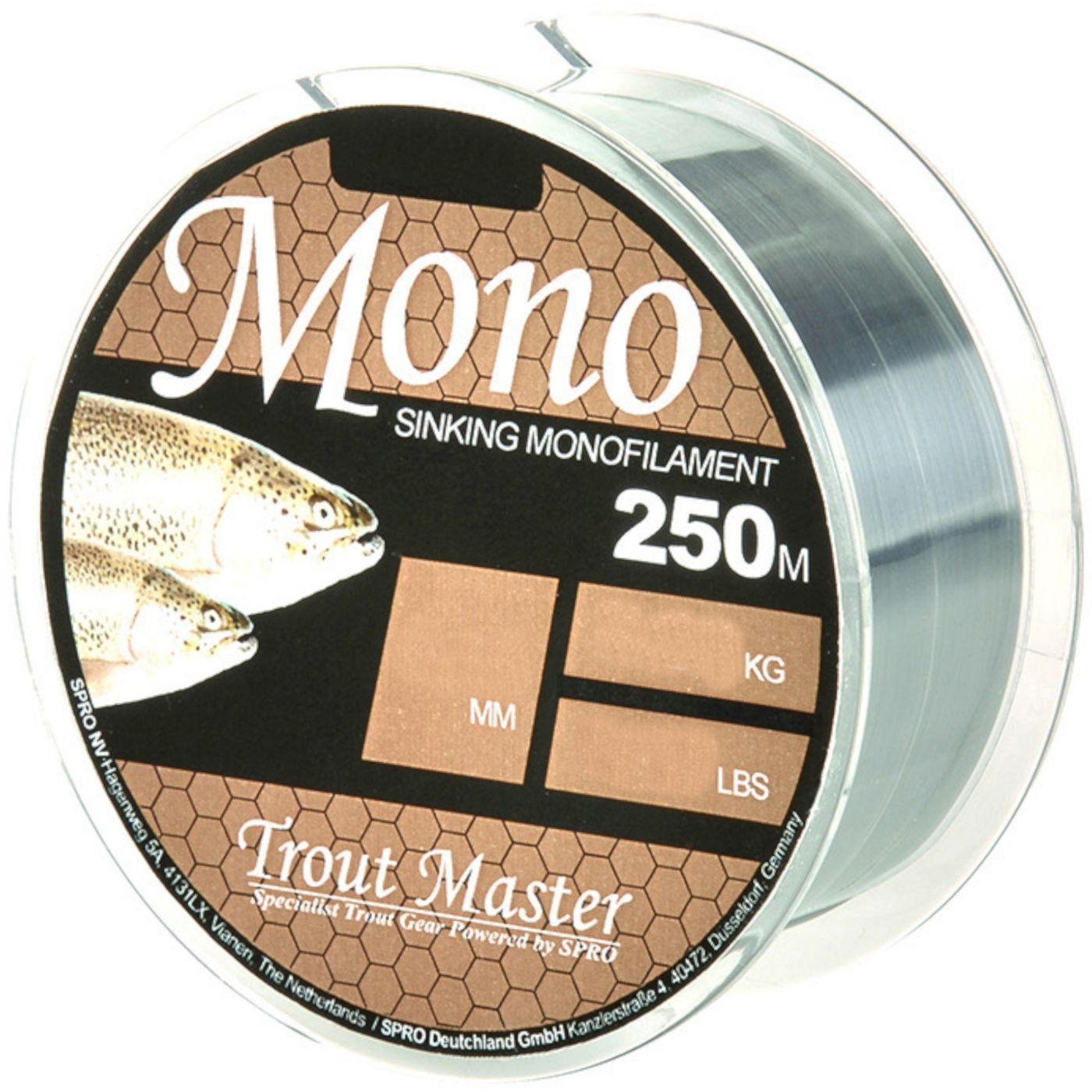 Angelschnur Trout Master Mono Schnur - 200m Forellenschnur