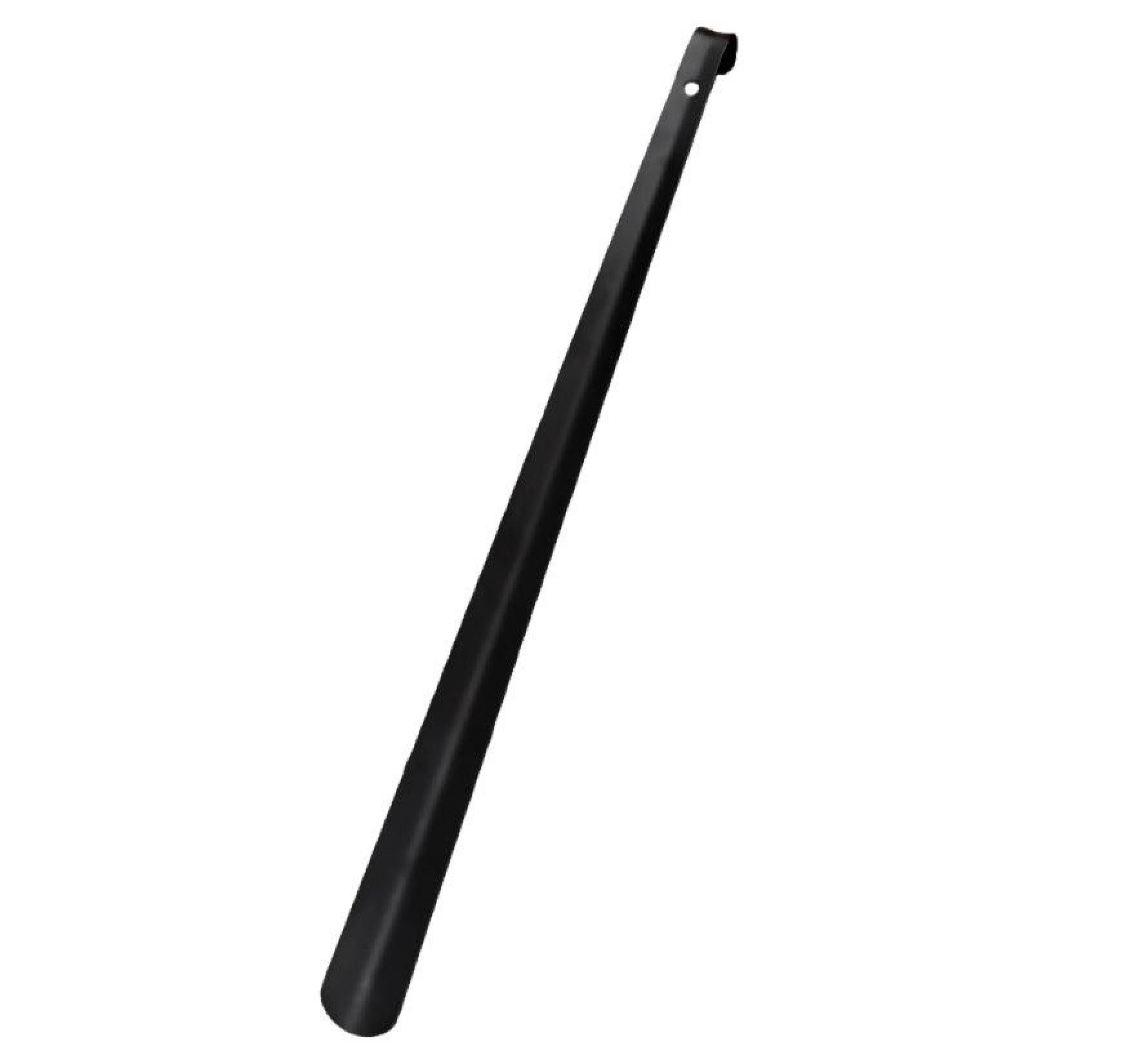 BAYLI Schuhlöffel 80cm Schuhlöffel Metall, Schuhanzieher Extra Lang in Schwarz, Schuhanz