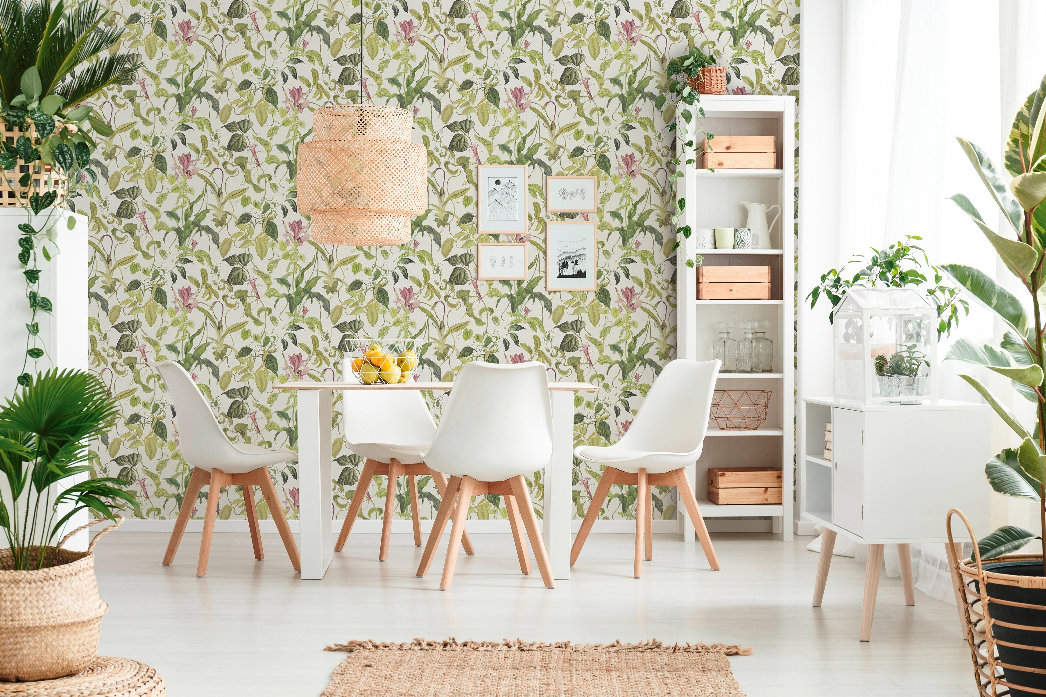 METROPOLIS BY MICHALSKY LIVING Vliestapete Change is good, leicht strukturiert, botanisch, floral, tropisch, Designertapete Tapete Dschungel Tapeten Wohnzimmer Schlafzimmer Küche