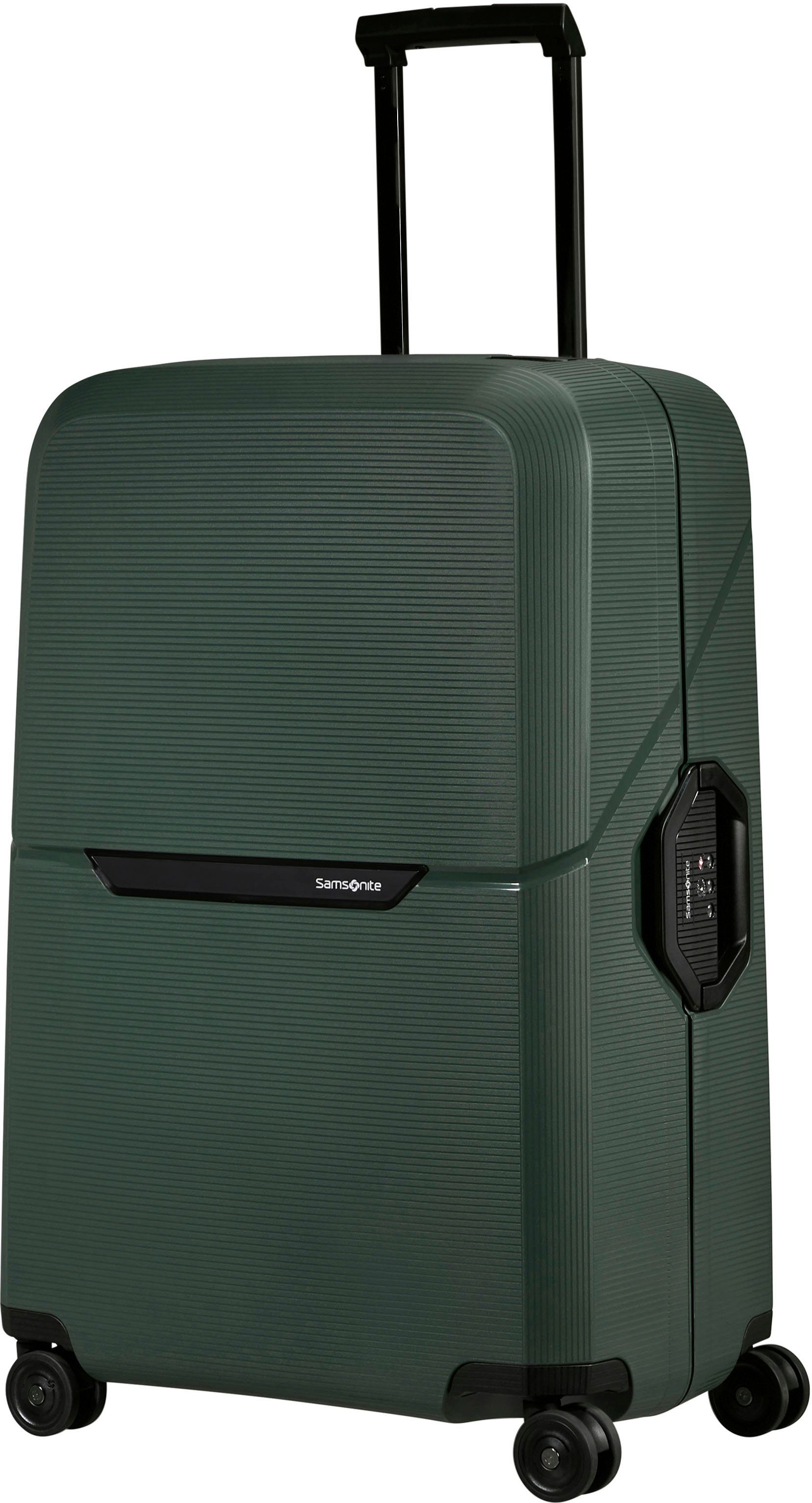 Samsonite Hartschalen-Trolley MAGNUM ECO, verschiedene Größen und Farben, 4 Rollen, arretierbares und versenkbares Druckknopf-Trolleysystem