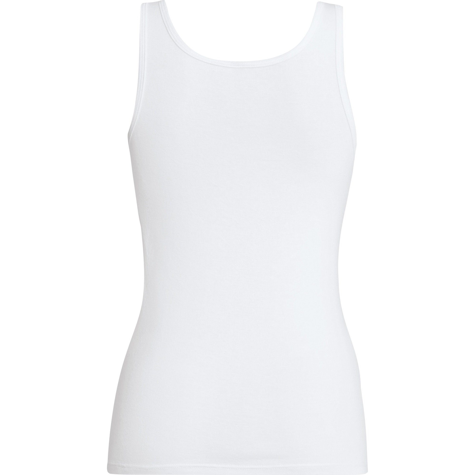 conta Unterhemd Damen-Unterhemd 2er-Pack Feinripp Uni