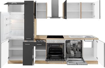 OPTIFIT Küchenzeile »Iver«, Breite 300 cm, mit Hanseatic-E-Geräten, extra kurze Lieferzeit