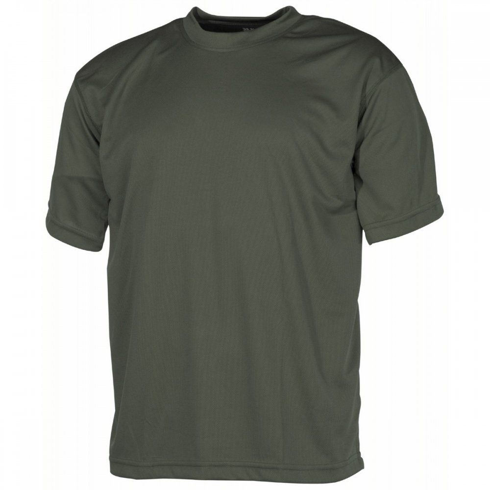 MFH T-Shirt T-Shirt, "Tactical", oliv - L mit Rundhalsausschnitt