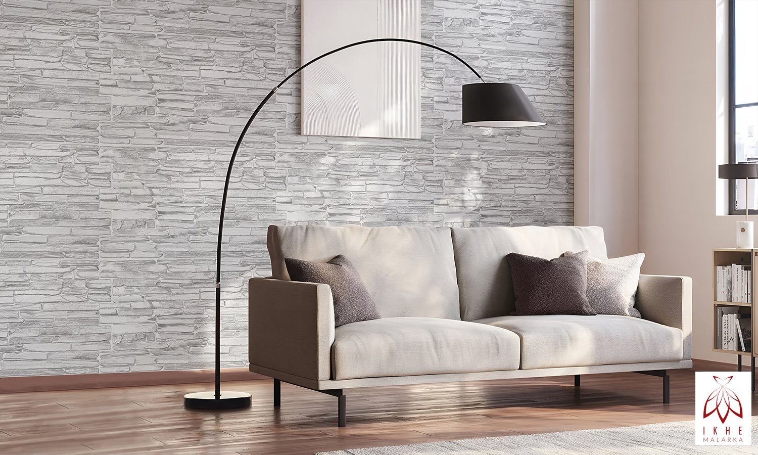 IKHEMalarka 3D Wandpaneel 4qm/10 Stück 3D PVC FLIESEN Wandpaneele, BxL: 50, günstig online kaufen