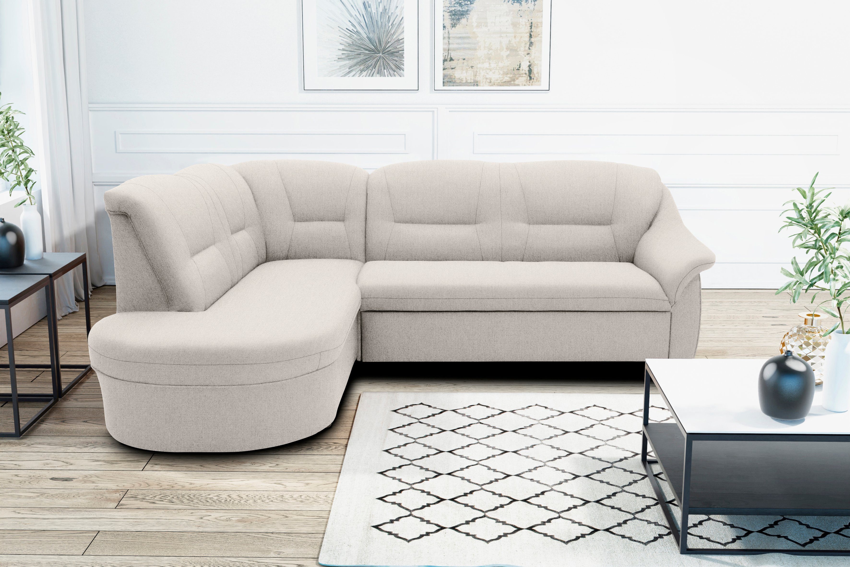 DOMO collection Ecksofa Faenza für kleine günstig online kaufen