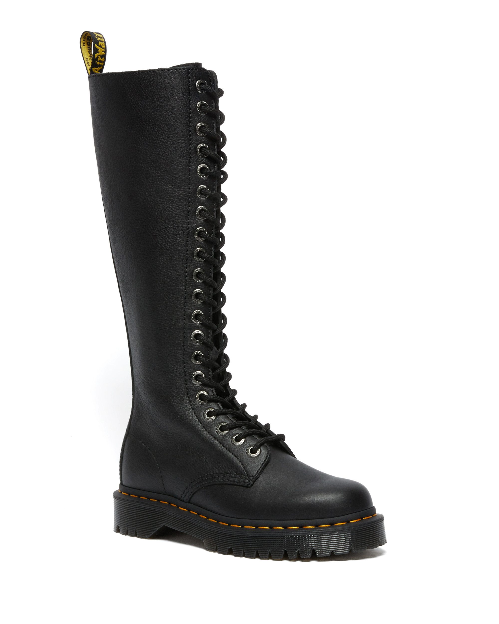 DR. MARTENS 1B60_BEX Stiefel 20-Ösen Langschaftstiefel mit praktischem Innenreißverschluss