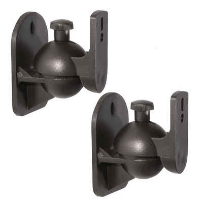ARLI 2x Wandhalter für Lautsprecher Universal Boxen Wand Halter Halterung Lautsprecher-Wandhalterung, (1-tlg., 2 Stück, Drehbar, neigbar)