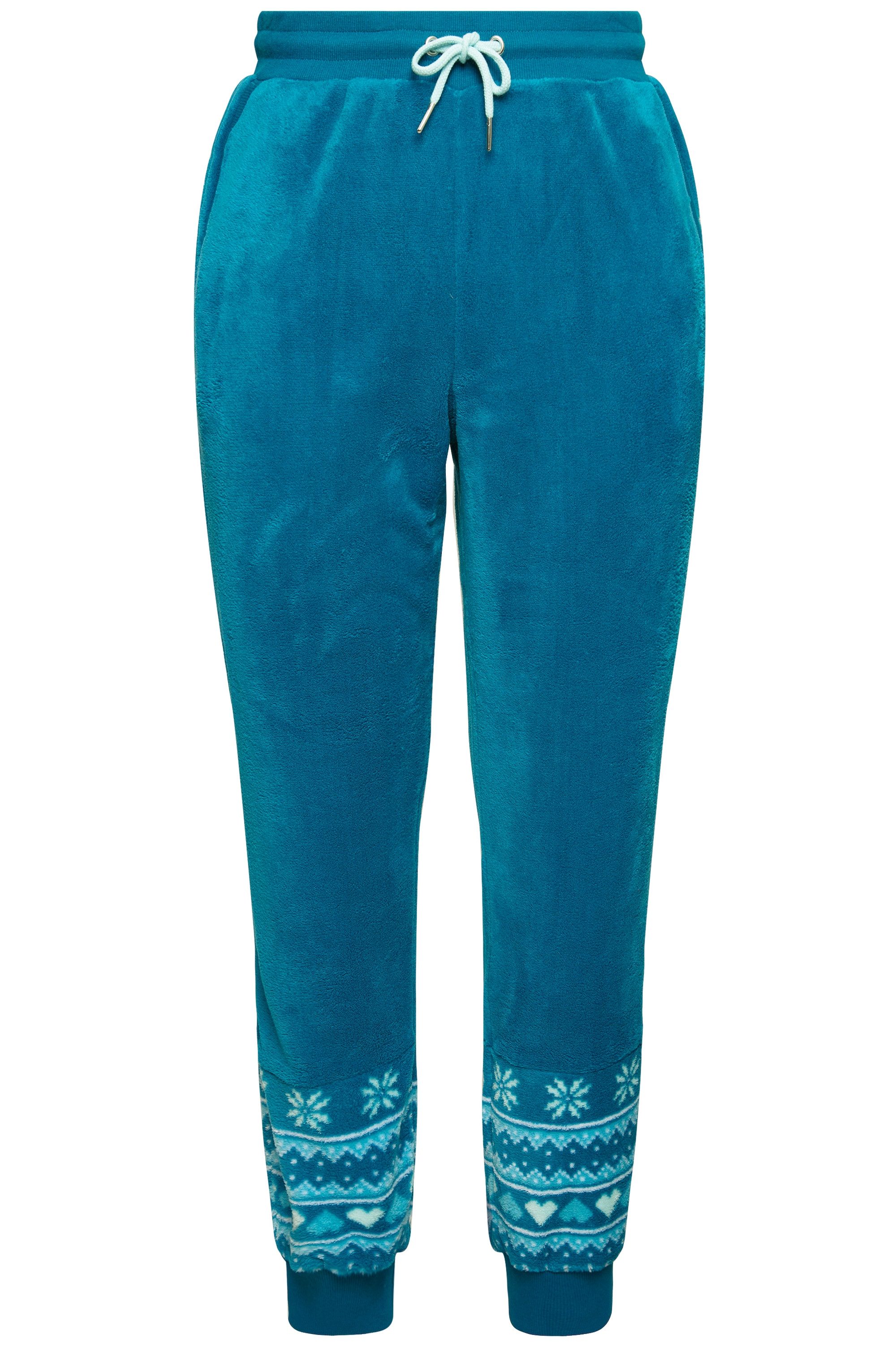 Ulla Popken Funktionshose Homewear-Hose Plüsch Norweger günstig online kaufen