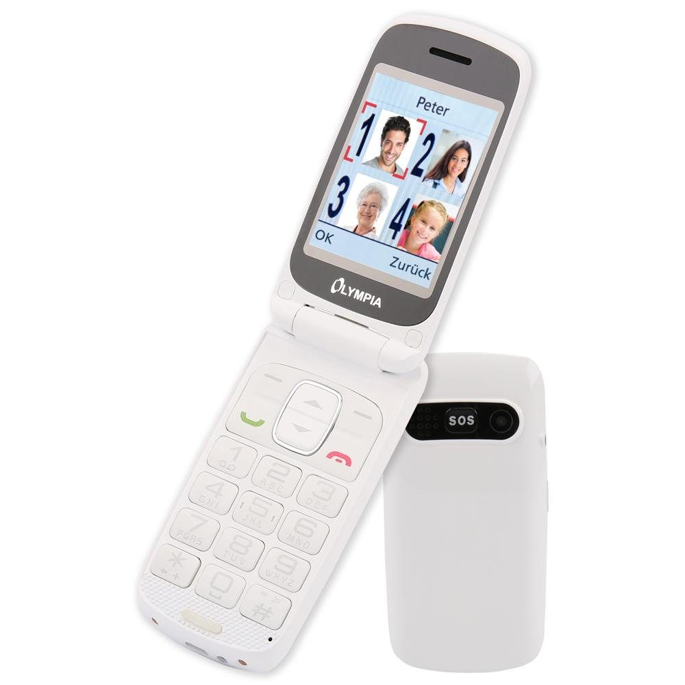 OLYMPIA OFFICE Primus Großtasten-Mobiltelefon Seniorenhandy (Mobiltelefon für Senioren, große Tasten, Bildkurzwahl, SOS-Taste)