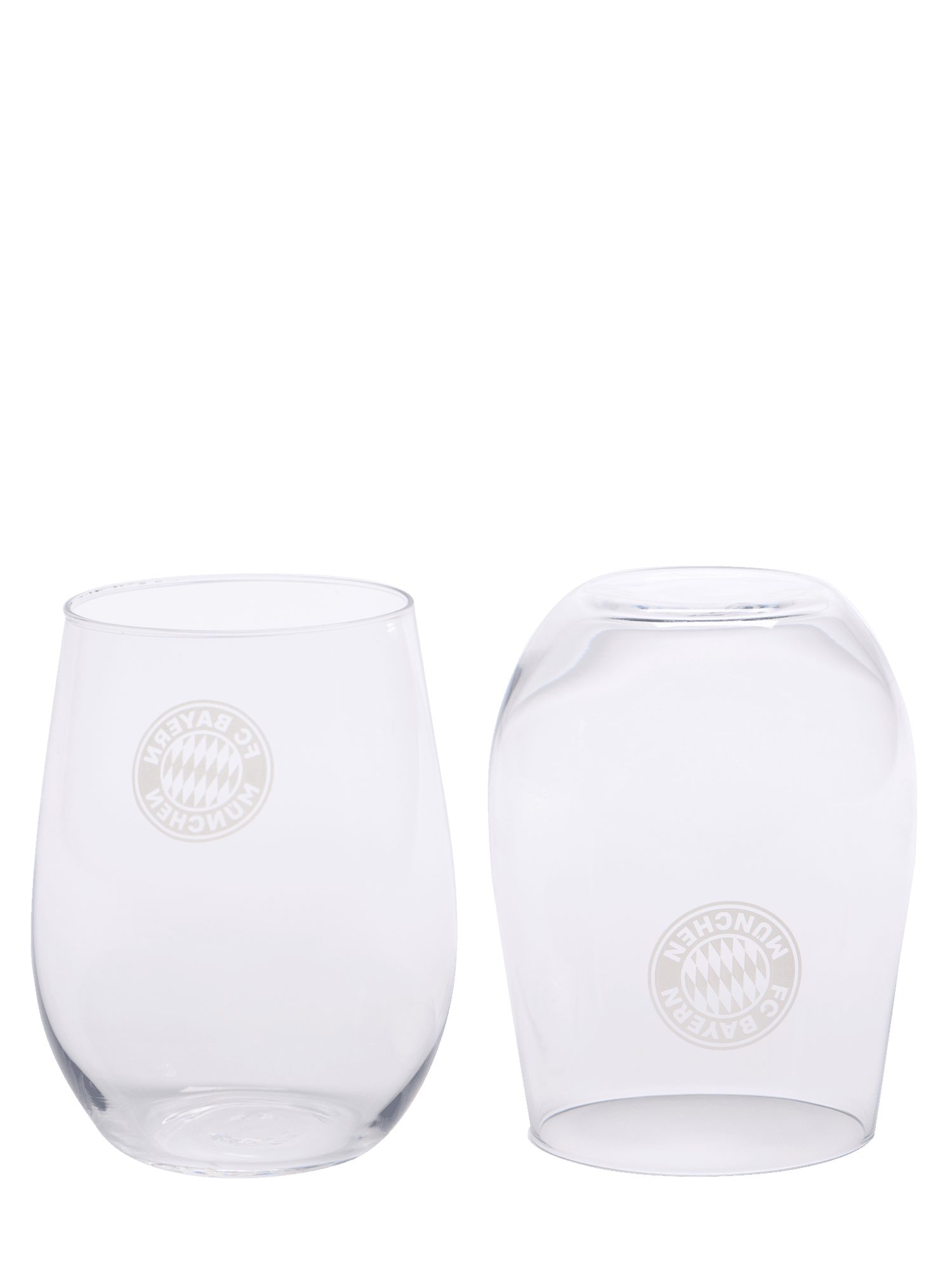 FC Bayern München Gläser-Set FC Bayern München Wasserglas 2er-Set I Fußball, Glas