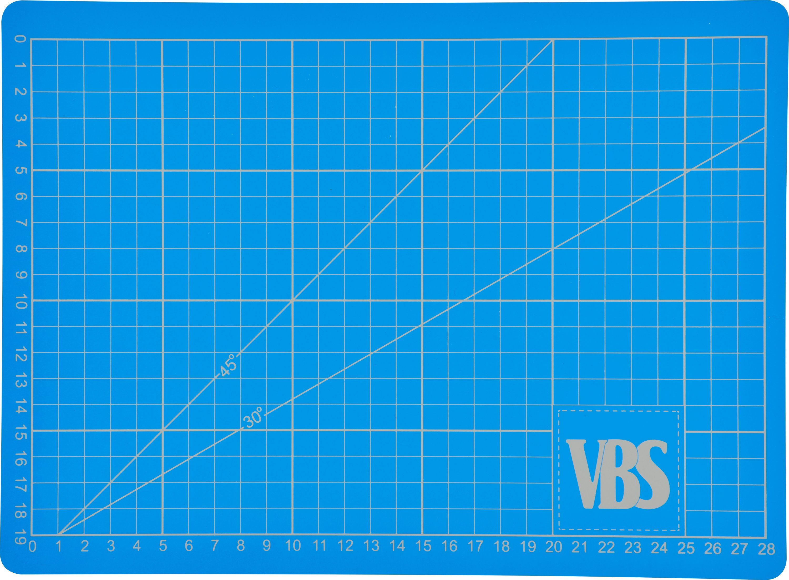VBS Schneideunterlage Hobby, Blau, 3 mm stark