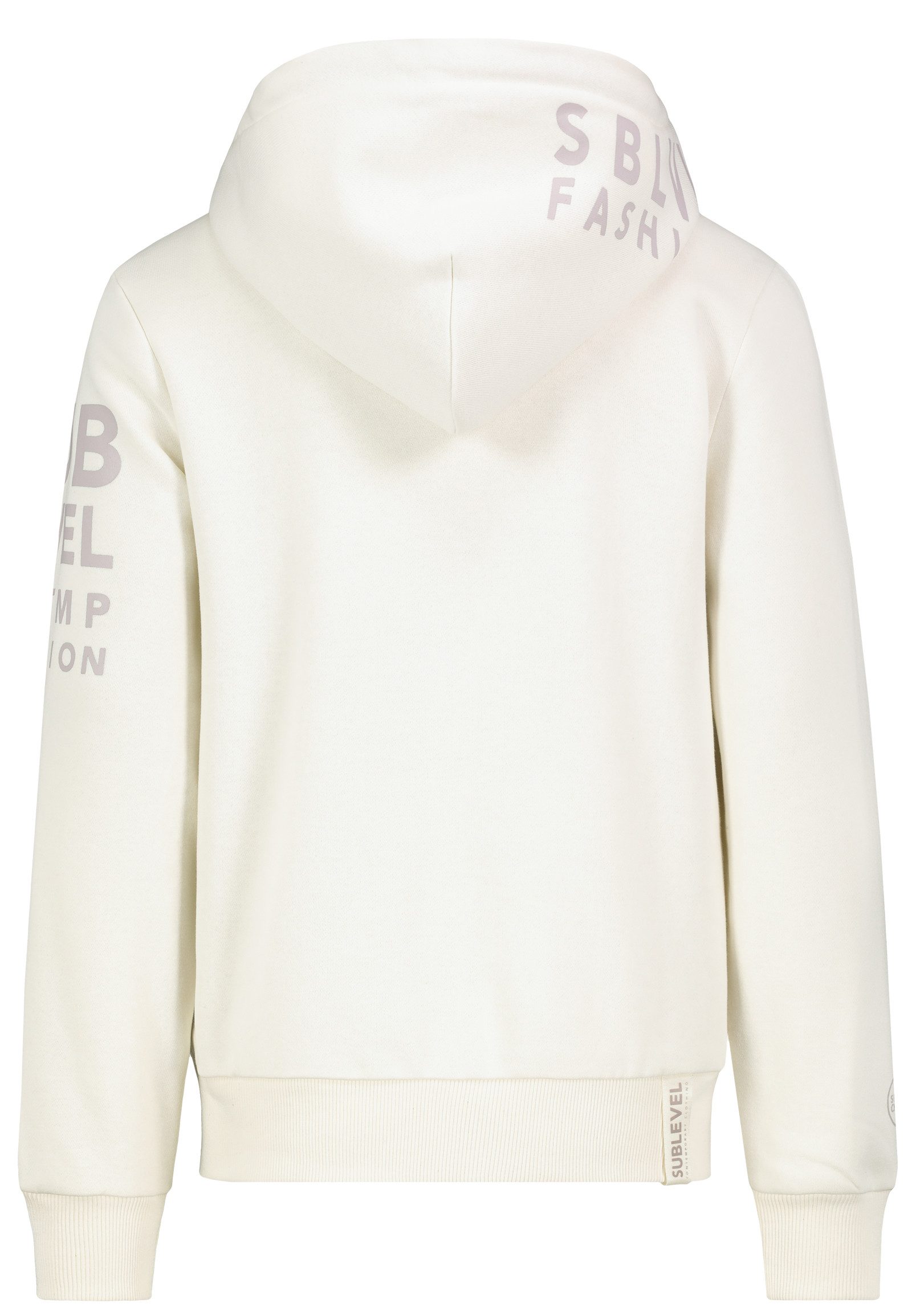 SUBLEVEL Sweatjacke Sweatjacke Hoodie Sweater Kapuzenpullover Übergangsjacke Herbst Winter