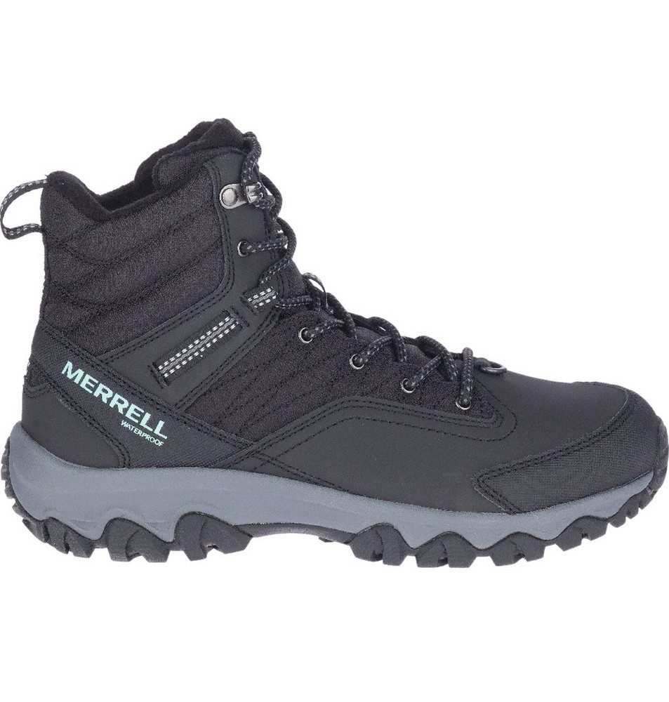 Merrell Winterstiefel Thermo Akita Mid WP (Leder, wasserdicht) schwarz Damen Wanderschuh