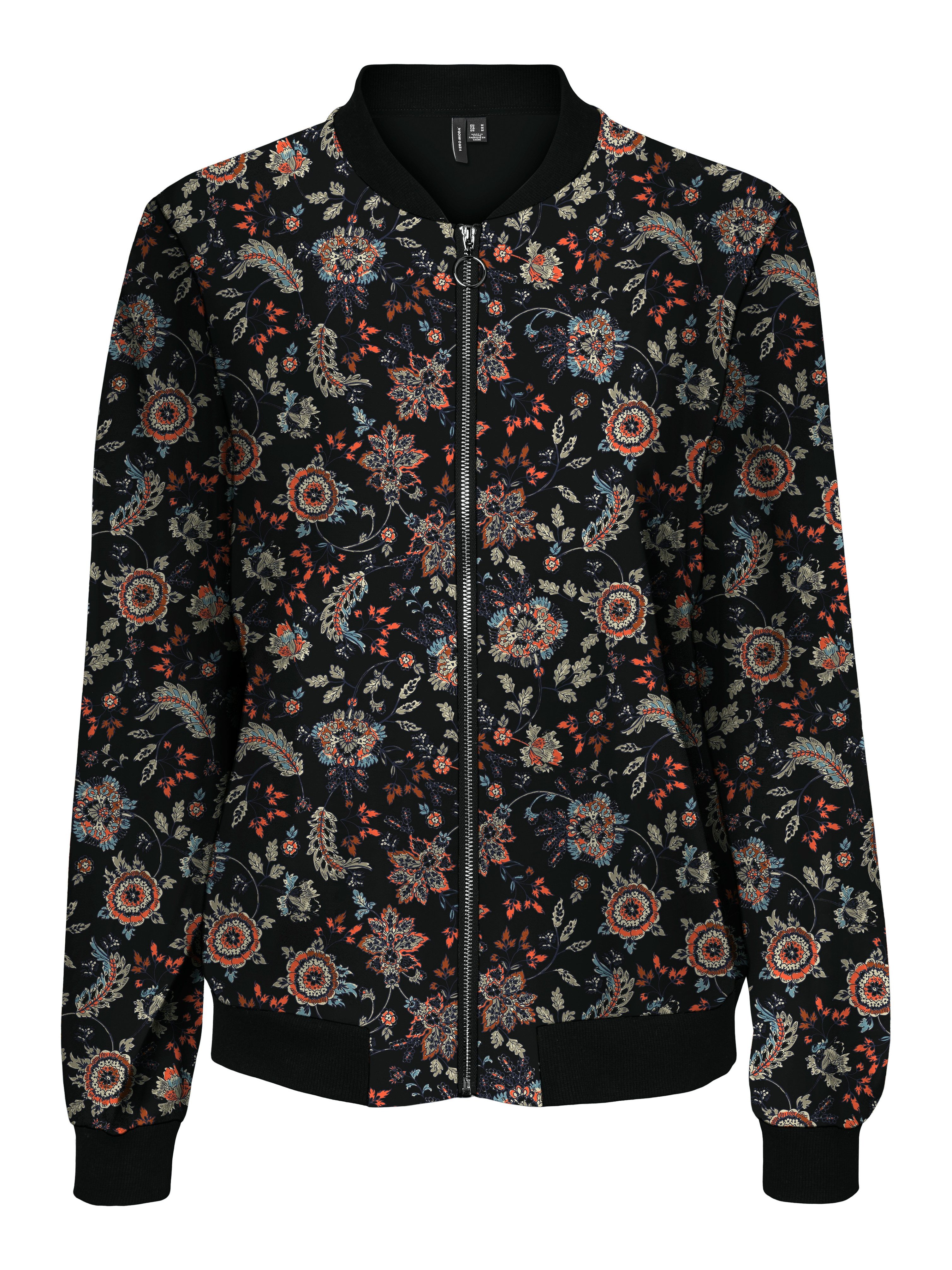 Vero Moda Blouson VMCOCO L/S BOMBER AOP WVN NOOS Materialmix günstig online kaufen