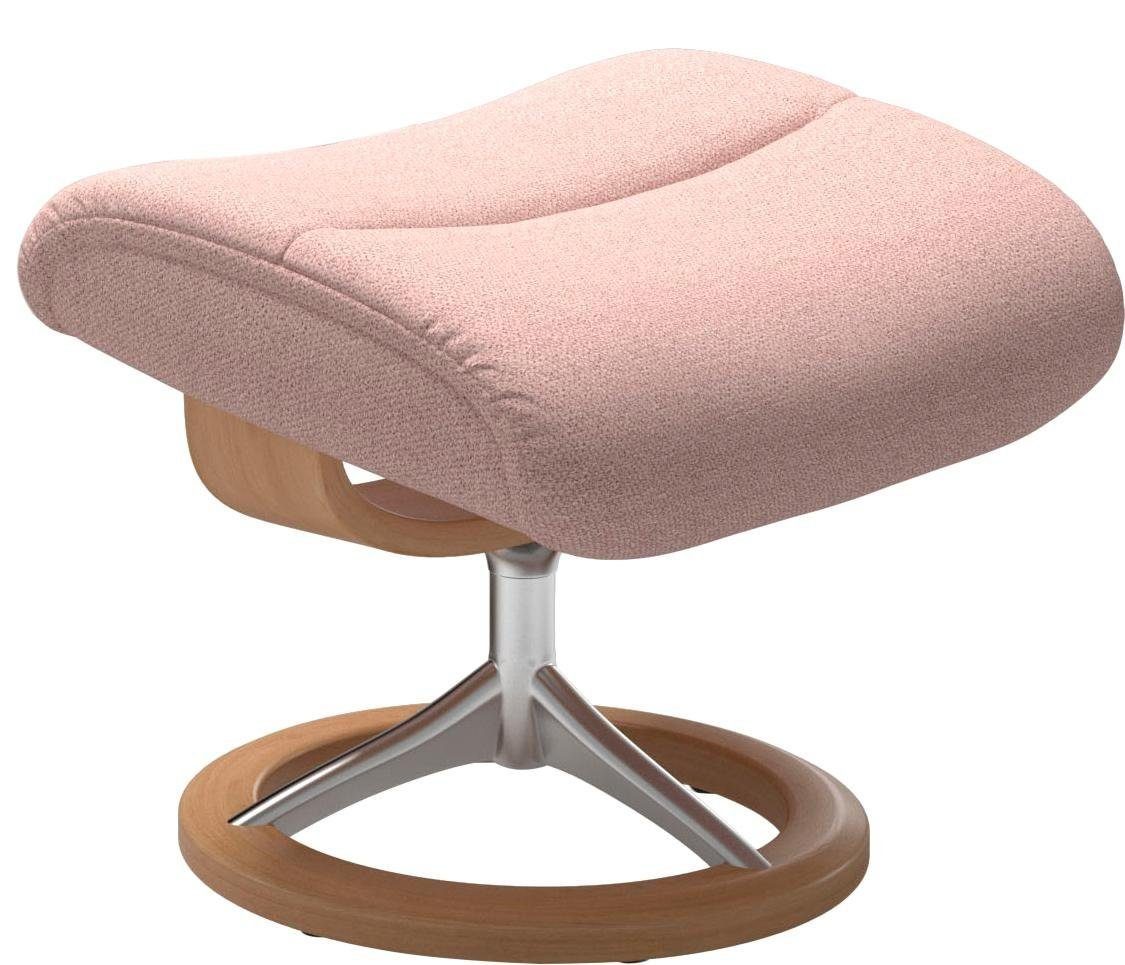 mit Signature Hocker), L,Gestell View Relaxsessel Relaxsessel (Set, mit Base, Eiche Stressless® Größe