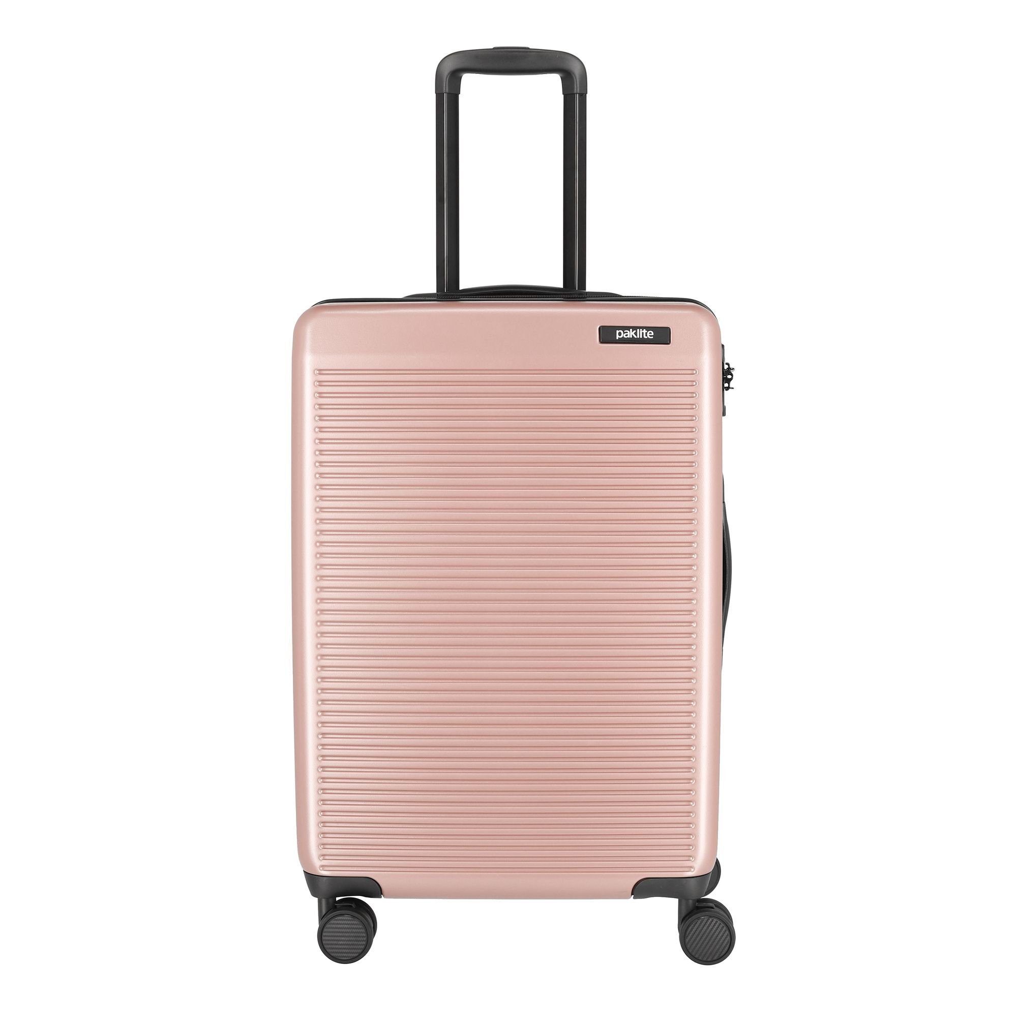 paklite Hartschalen-Trolley Sienna, 4 Rollen, ABS rosé