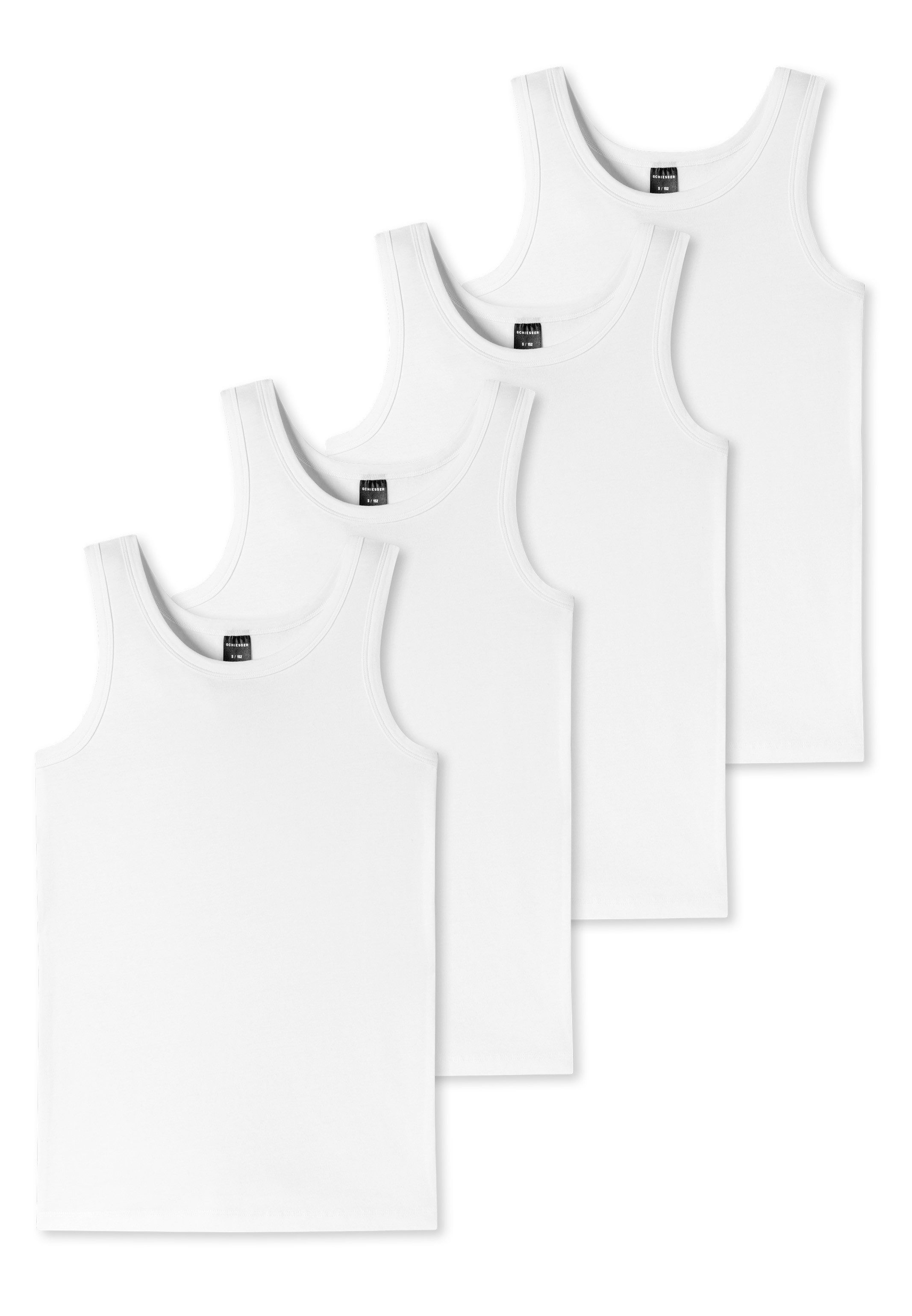 Unterhemd 4er Pack Teens Boys 95/5 Organic Cotton